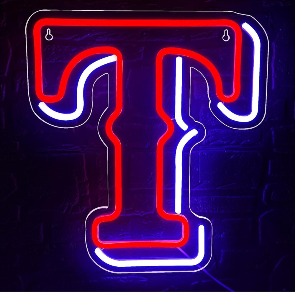 TEXAS RANGERS NEON LED SIGN